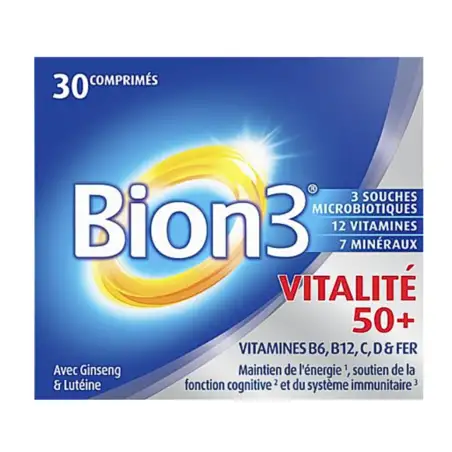 Bion 3 Seniors 30 comprimés, complément alimentaire