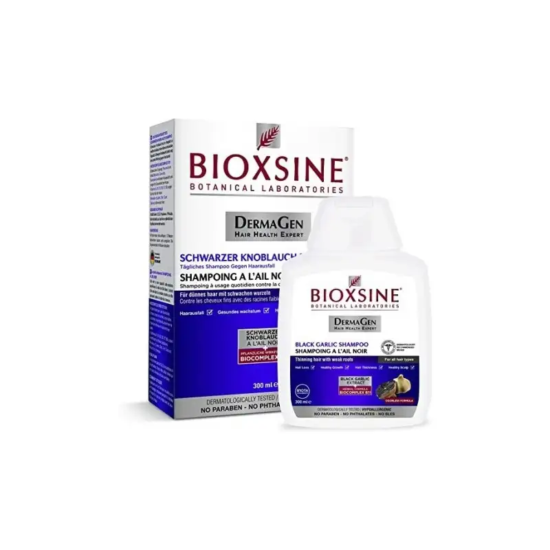 Bioxsine Shampoing à l'ail noir 300ML