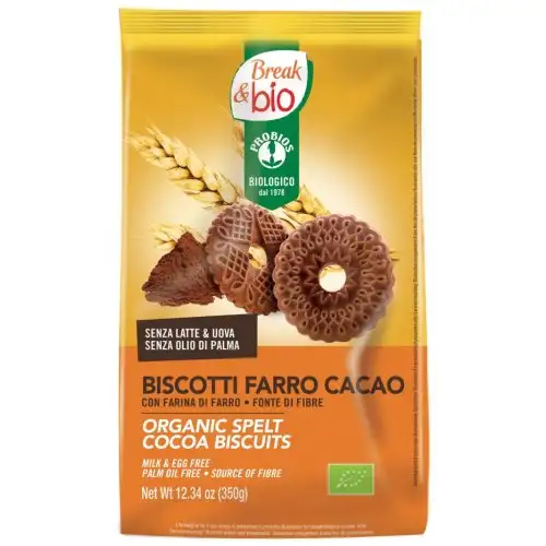 Break & Bio Biscuits Farro Cacao Probios 350g