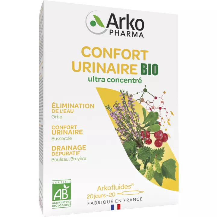 Arkofluides Confort Urinaire Bio 20 ampoules