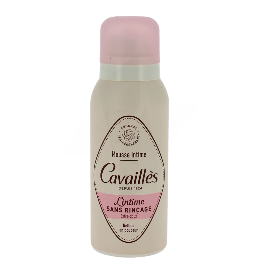 Cavailles Mousse Intime Sans Rinçage Extra Doux Flacon De 100 Ml