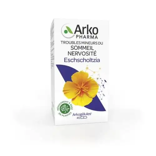 ARKOGELULES - Eschscholtzia Arkopharma - Boite 45 Gélules