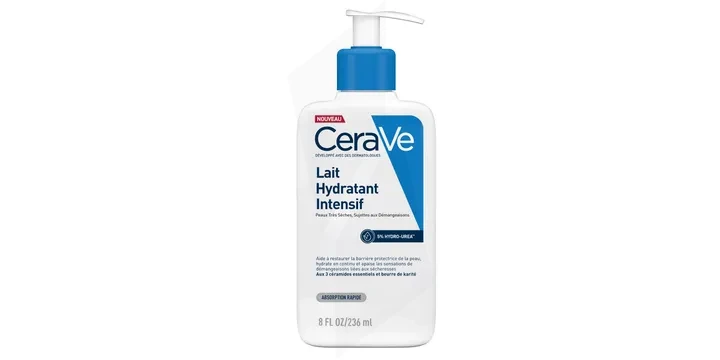 Cerave Lait Hydratant Intensif Visage Et Corps Peaux Sèches à Très Sèches Sujettes Aux Démangeaisons Flacon De Pompe De 236 Ml