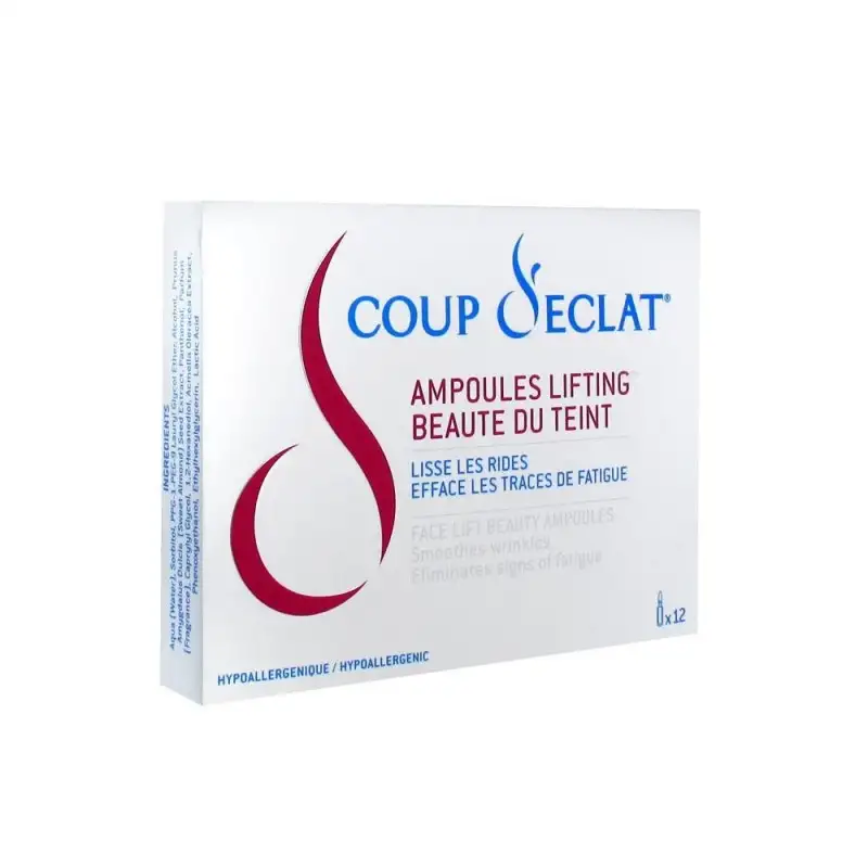 Coup D'eclat Ampoules Lifting Boite de 3 Ampoules