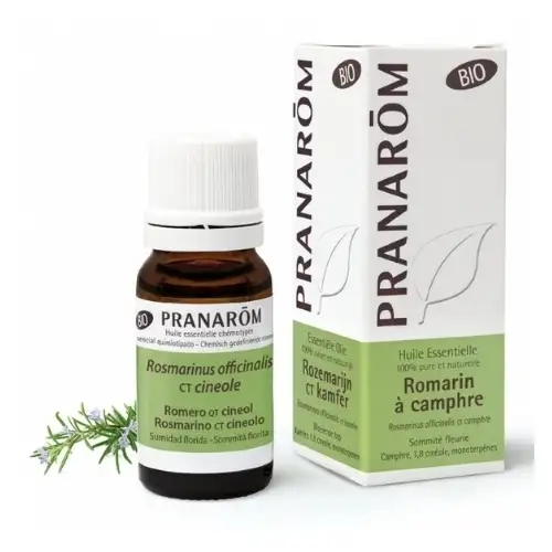 ROMARIN à CAMPHRE - Pranarom Huile essentielle Bio Romarin à Camphre - Flacon 10ml