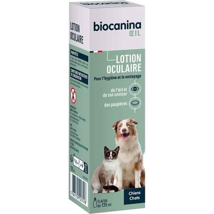 Biocanina Lotion Oculaire Chat et Chien 135 ml