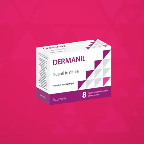 Dermanil Gants Nitrile BLUFARMA 8 Pièces