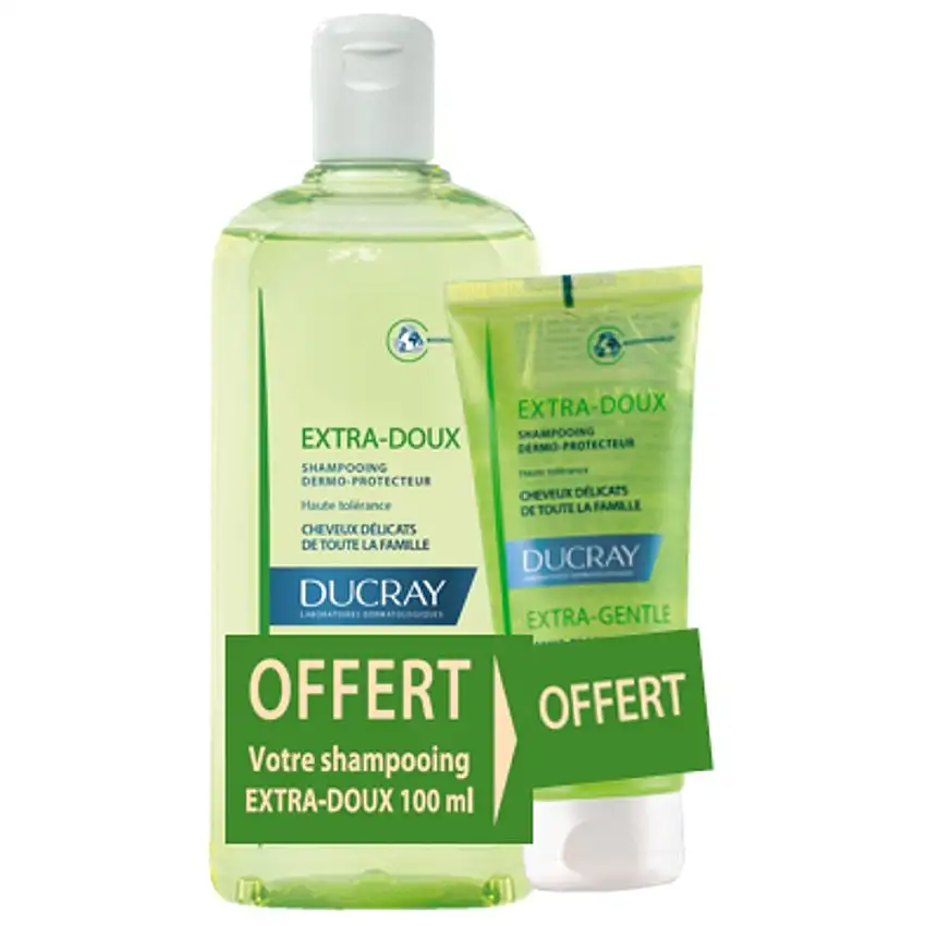 Ducray - Extra-doux shampooing dermo-protecteur - 400 ml + 100 ml offert 400 ml + 100 ml offert
