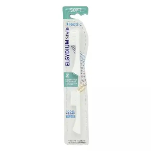 ELGYDIUM - Style Electric Recharge SOFT - 2 Brossettes