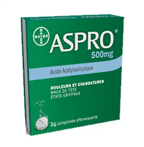 ASPRO 500 mg (36 comprimés effervescents)