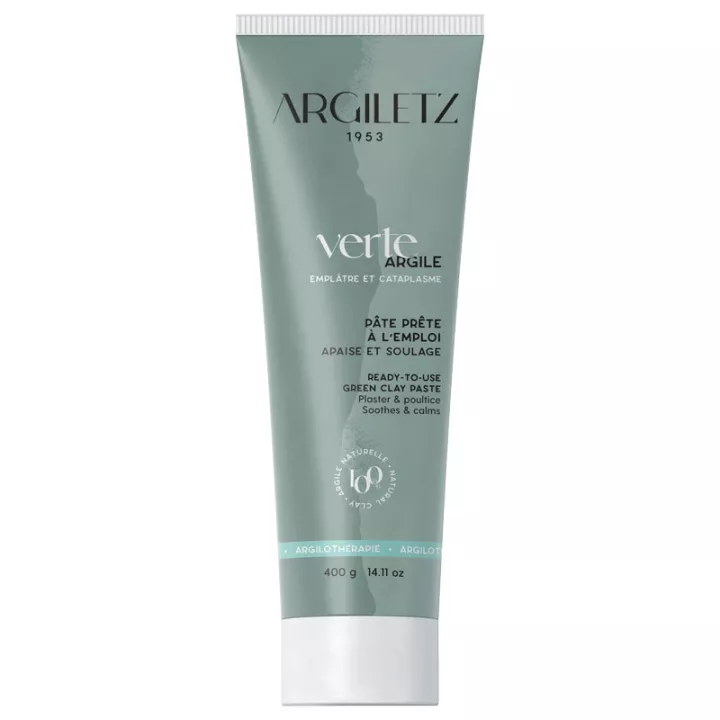 Argiletz Pâte Argile Verte Prête à l'Emploi 400 g