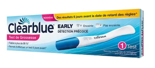 CLEARBLUE EARLY Test de Grossesse PRECOCE (1 test)