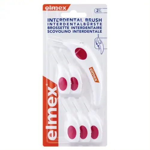 elmex® Brossette Interdentaire 2mm 6 Têtes + 1 Manche