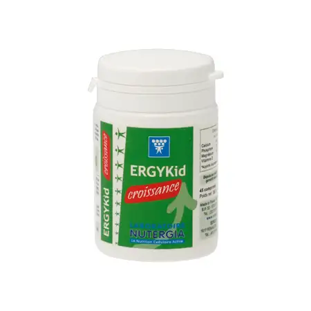 Vitamines Et Antioxydants Ergykid Croissance 45 Comprimés