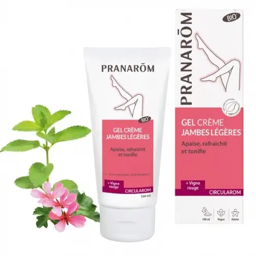 CIRCULAROM - Pranarom Gel Crème Jambes Légères - Tube 100 ml