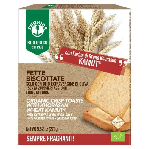 Biscottes 100% Kamut Avec Huile Probios EVO 270g