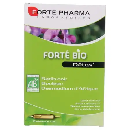 Forte bio detox, 20 ampoules buvables