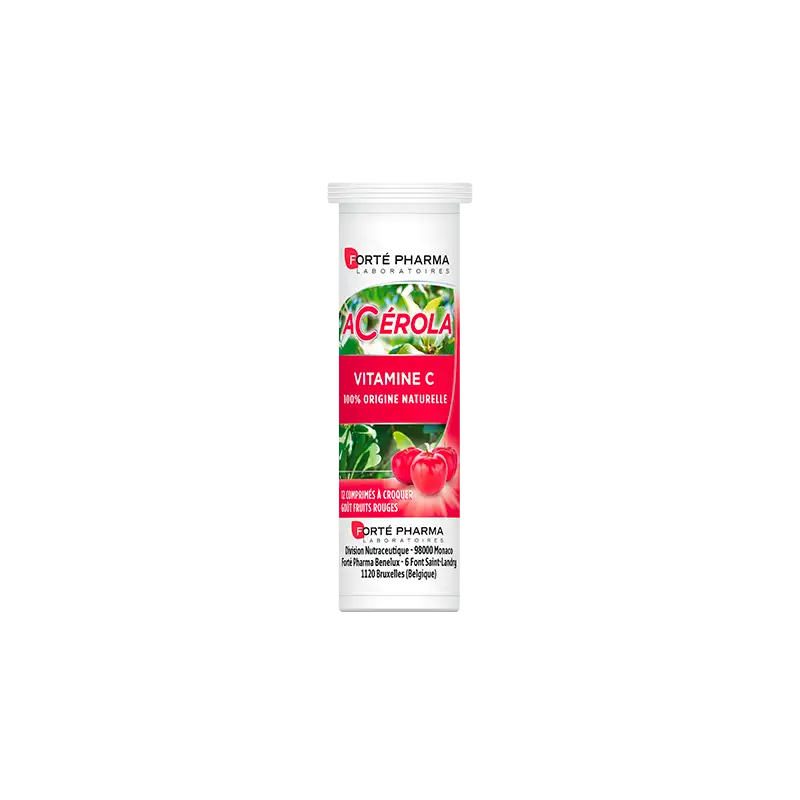FORTÉ PHARMA Acérola vitamine C | 12 comprimés