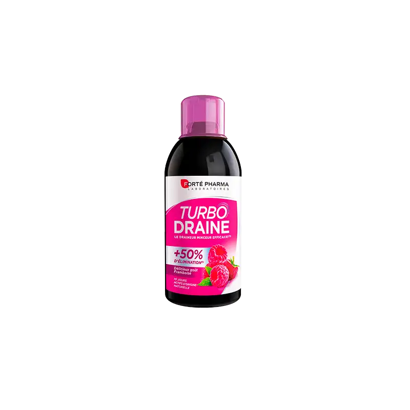 FORTÉ PHARMA Turbo Draine goût Framboise | 500 ml