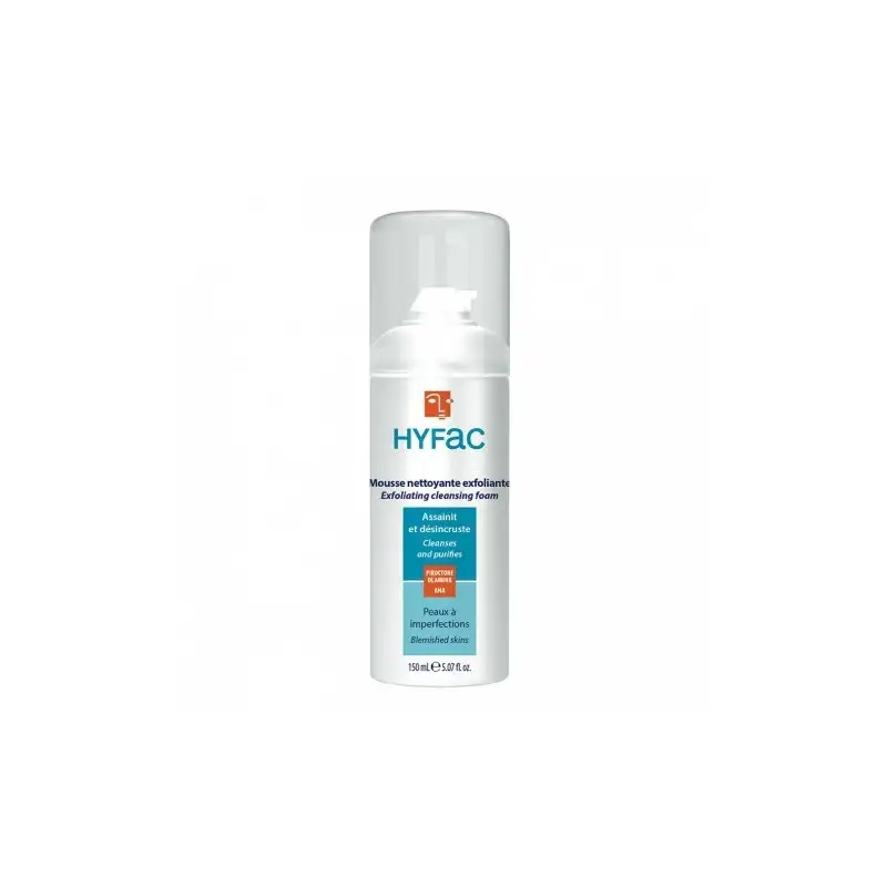 Hyfac Mousse nettoyante Exfoliante 150ml