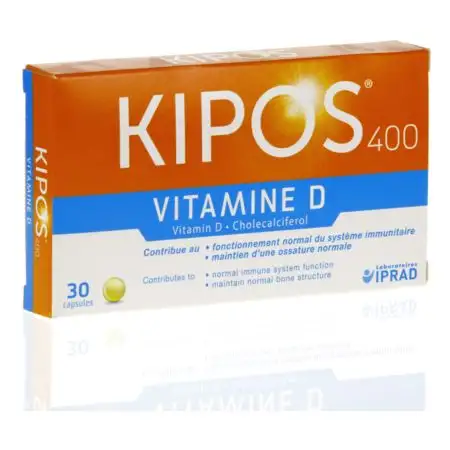Kipos 400 vitamine d, 30 capsules