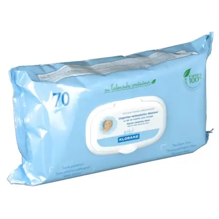 Toilette Bébé Lingettes Visage Et Mains x 25