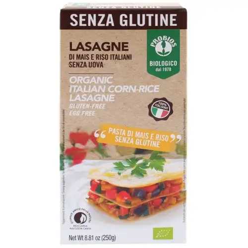 Viva Mais Lasagne De Maïs Et Riz Probios 250g