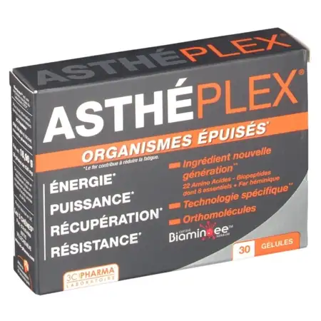 Asthéplex Organismes Epuisés - 30 Gélules