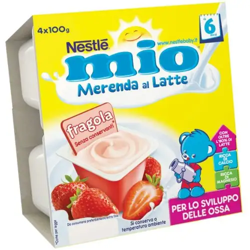 my Nestlé Collation Lait Fraise 4x100g