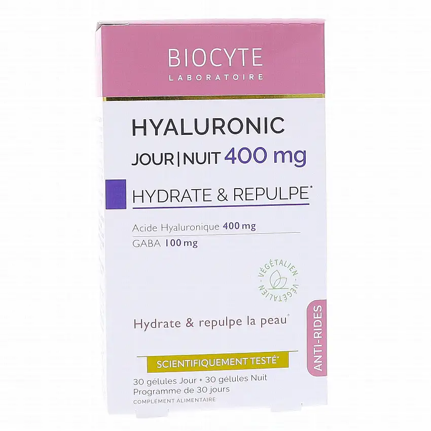 BIOCYTE Hyaluronic jour/nuit 400mg