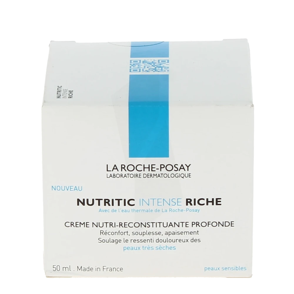 La Roche Posay Nutritic Intense Crème Riche Nutri-reconstituante Profonde Peaux Très Sèches Pot De 50 Ml