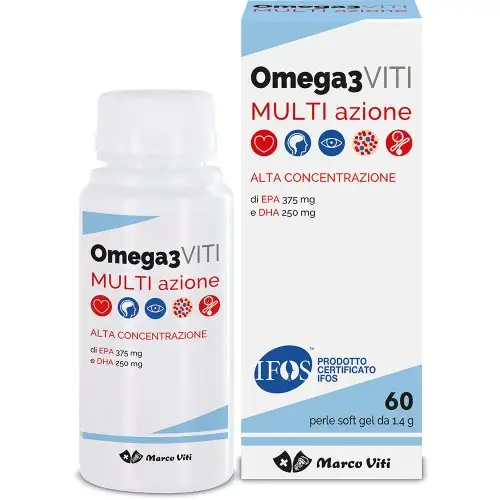 Vis Multi Action Oméga 3 60 Perles Softgel