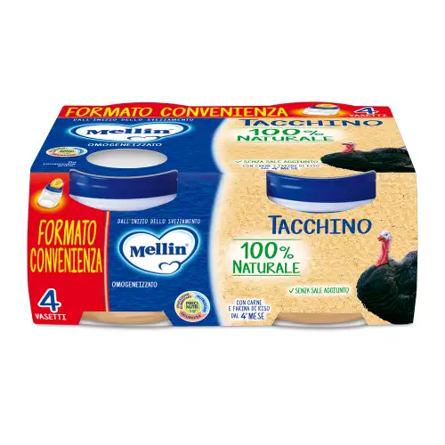 Viande Homogénéisée Dinde Mellin 4x80g