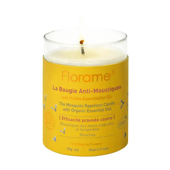 Florame Bougie anti-moustiques bio 170g