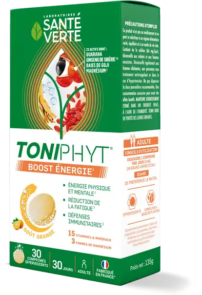 Santé Verte Toniphyt Boost 30 comprimés effervescents