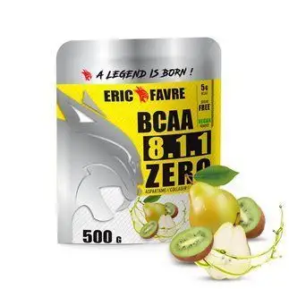 Eric Favre BCAA 8.1.1 Zero Vegan 500gr saveur kiwi poire