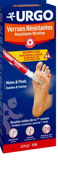 Urgo Verrues Résistantes mains et pieds stylo