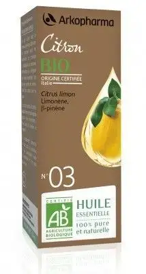 Arkopharma Huile Essentielle Citron n°03 Bio -10 ml