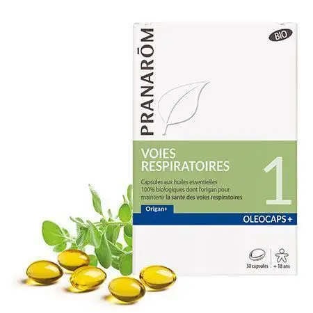 Pranarom bio voies respiratoires oleocaps+ 1 30 capsules