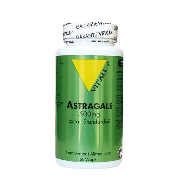 Vitall+ astragale 500mg 60 gélules végétales