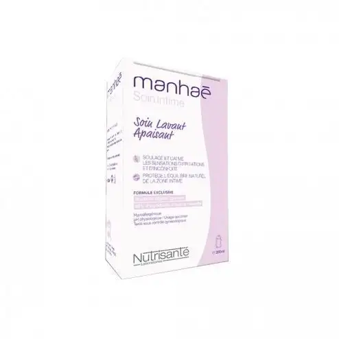 Manhaé soin intime lavant apaisant 200ml Nutrisanté