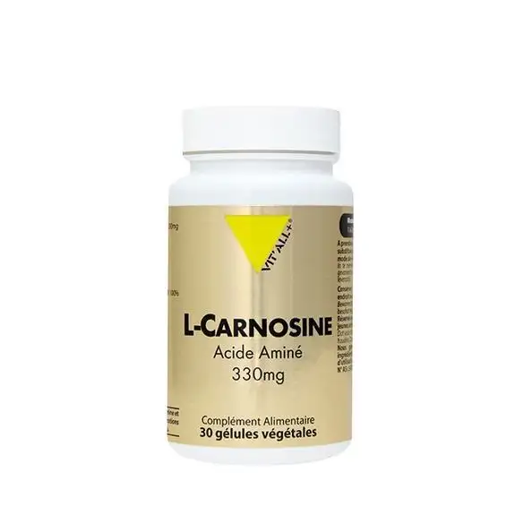 Vitall+ L-carnosine 330mg 30 gélules végétales