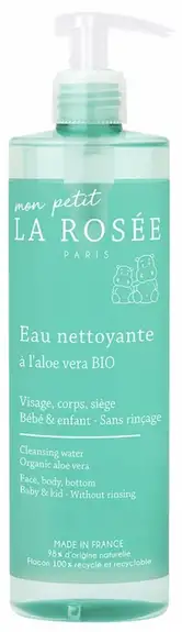 La Rosée Mon Petit Eau Nettoyante à l'aloe vera Bio 400 ml