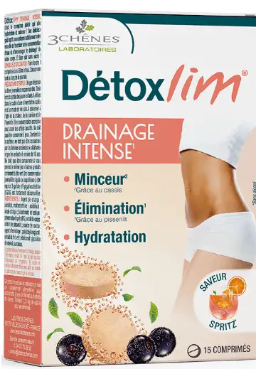 Anti gaspi 11/25 Chênes Détoxlim Drainage Intense Goût Spritz 15 Comprimés Effervescents