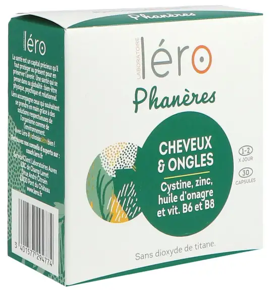 Léro phaneres 30 comprimés