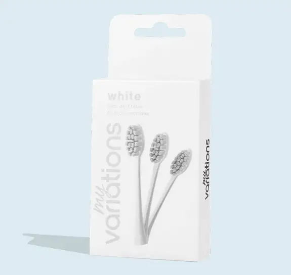 MyVariations Pack 3 Têtes de Brosse - Blanches