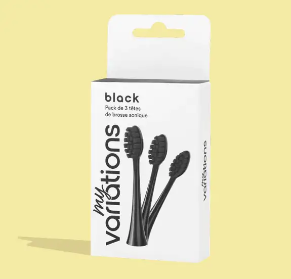 MyVariations Pack 3 Têtes de Brosse - Noires