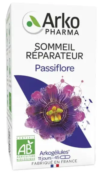Arkopharma Arkogélules Passiflore Bio 45 Gélules