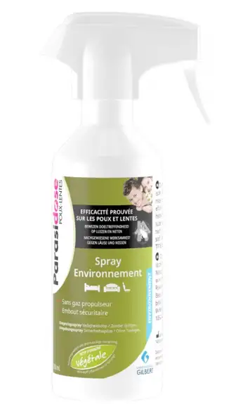 Parasidose Poux-Lentes Spray Environnement 250 ml