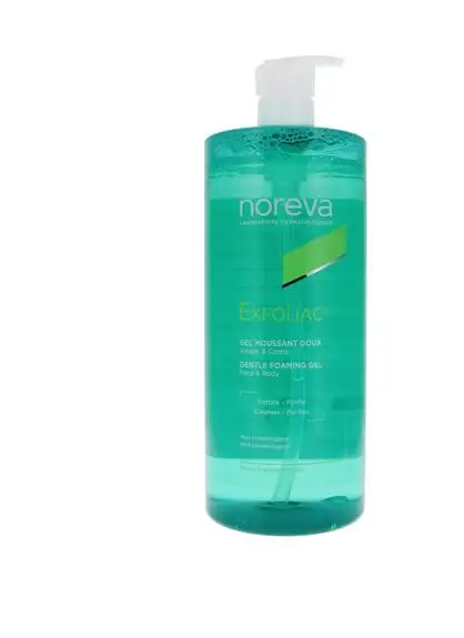 Noreva Exfoliac Gel Moussant doux 1 Litre